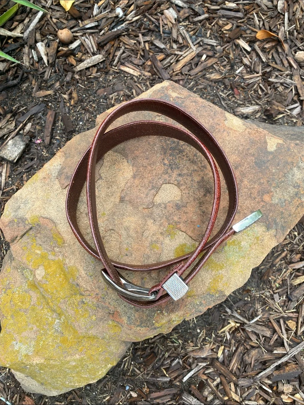 Top Grain Lizard Print Leather Lined golf belt 34